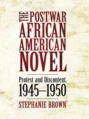 cover image of The Postwar African American Novel
